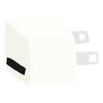 USB Charger Adapter Stencil