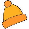 Orange hat, orange hat, what do you see?

I see a red scarf looking at me!