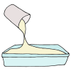 Pour dressing mixture over crackers