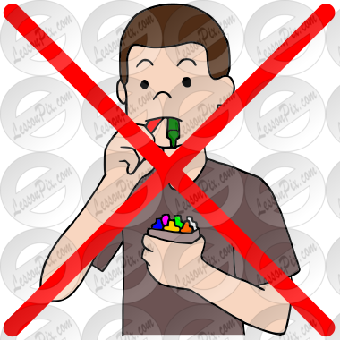 Do Not Eat Crayons Picture