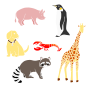 Animals Stencil
