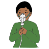 The mask will blow air on my face. It might smell funny.