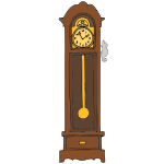 Mouse ran up the Clock Picture