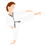 Karate Stencil