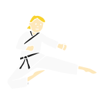 Karate Stencil