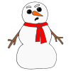 Nonplussed Snowman