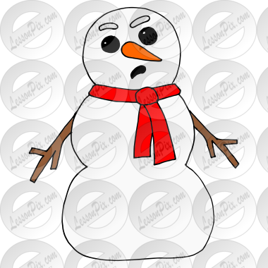 Nonplussed Snowman