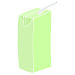 Juice Box Stencil