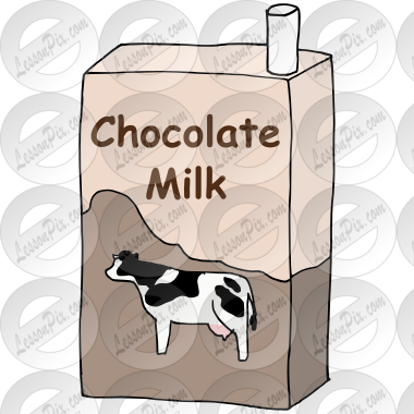 clip art chocolate milk