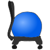 Sit on the ball chair