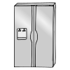 "Here is the refrigerator."