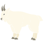 Mountain Goat Stencil