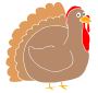 Calm Turkey Stencil