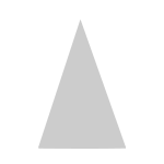 Isosceles Triangle Stencil