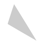 Scalene Triangle Stencil
