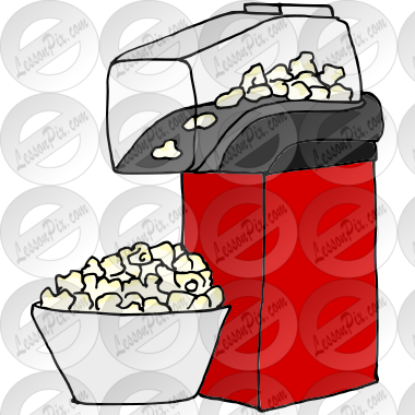 Popcorn Popper Picture for Classroom / Therapy Use - Great Popcorn ...