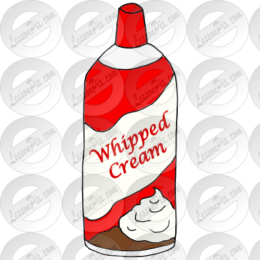 whipped cream clip art