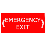 Emergency Exit Stencil