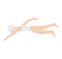 Swimmer Stencil