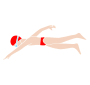 Swimmer Stencil
