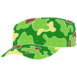 Military Hat Stencil
