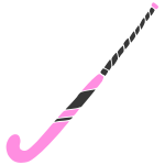 Field Hockey Stick Stencil
