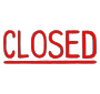 Closed Sign