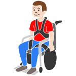 Wheelchair Harness Stencil