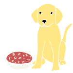 Feed Dog Alphabet Soup Stencil
