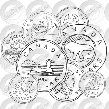 Canadian Coins Outline