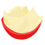 Tortilla Chips Stencil