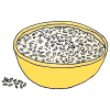 Pour cereal into bowl and set aside