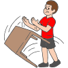 Do not throw desks