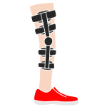 Leg Brace Stencil