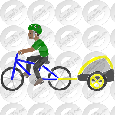 Bike Trailer  Stencil