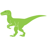 Velociraptor Stencil