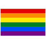 Pride Flag Stencil