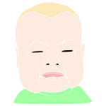 Sad Baby Stencil