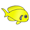 A+wiggly+yellow+fish Picture