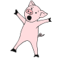Surprised Pig