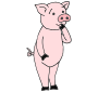 Thinking Pig