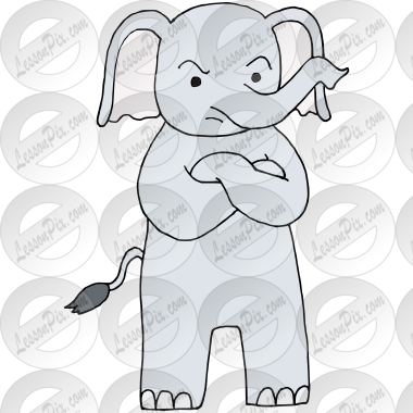 Grumpy Elephant Picture