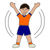 5 jumping jacks
