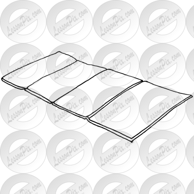 mat clipart black and white
