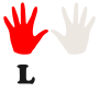 Left Hand Stencil