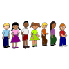 When the teacher asks me to line up, I walk calmly to the end of the line