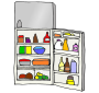 Open Refrigerator