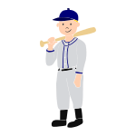 Baseball Player Stencil
