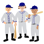 Baseball Team Stencil