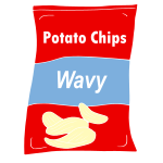 Potato Chips Stencil